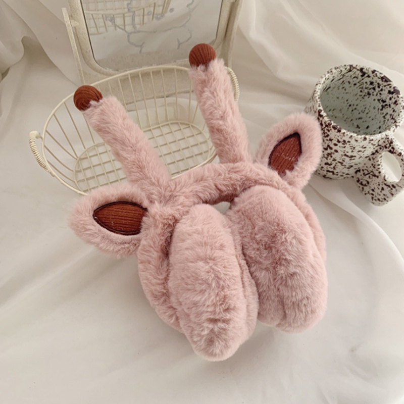 Chụp Tai Giữ Ấm Chống Gió Hình Tai Thỏ Dễ Thương Dùng Trượt Tuyết / Hoạt Động Ngoài Trời Vào Mùa Đông