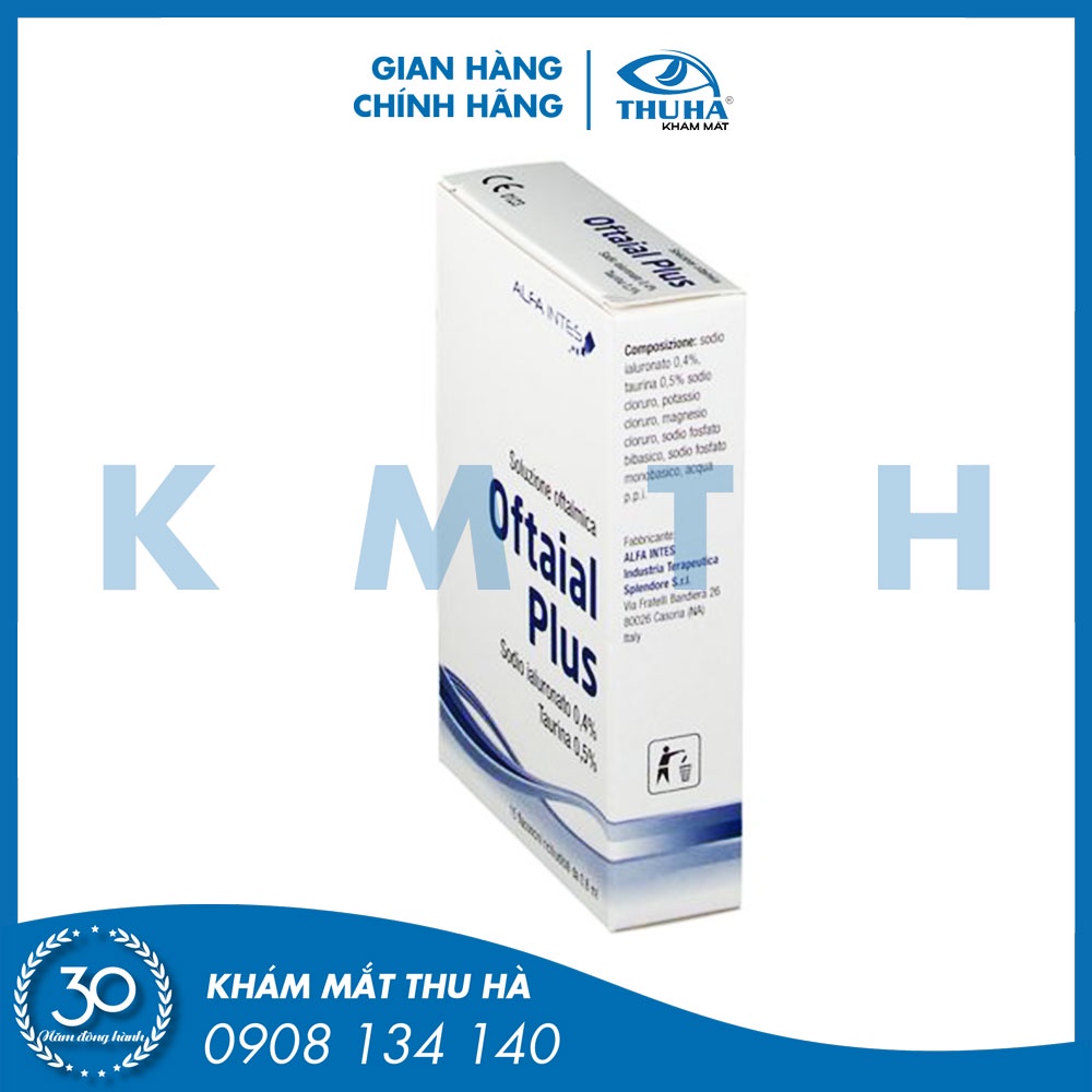 Dung dịch nhỏ mắt OFTAIAL PLUS - ALFA INTES ( Italia ) - Chính hãng