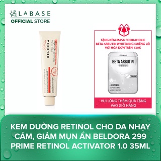 KEM DƯỠNG RETINOL CHO DA NHẠY CẢM, GIẢM MỤN ẨN BELDORA 299 PRIME RETINOL ACTIVATOR 1.0 35ML