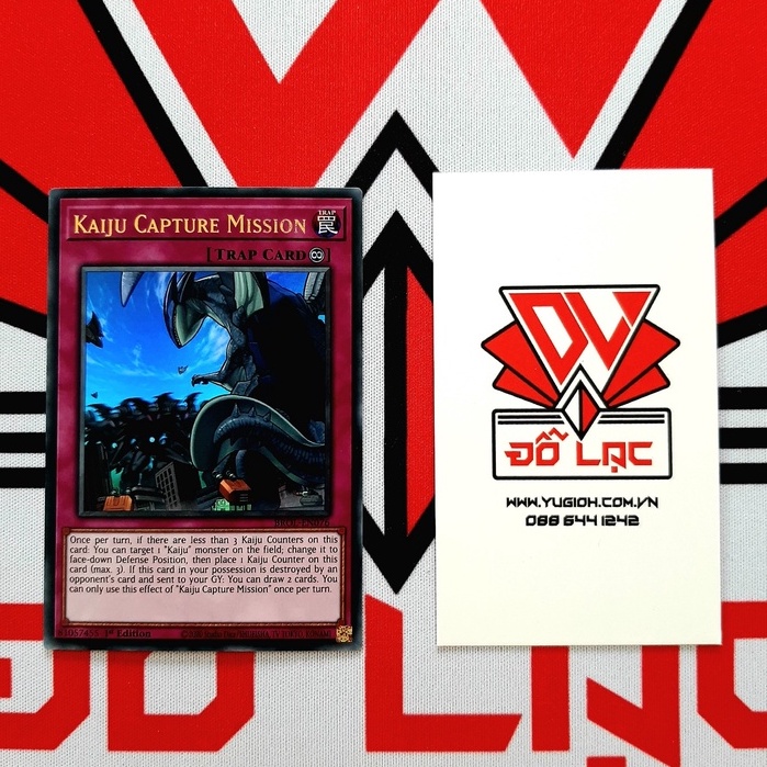 Thẻ Bài Yugioh Trap Kaiju Capture Mission - BROL-EN076 - Ultra Rare 1st Edition