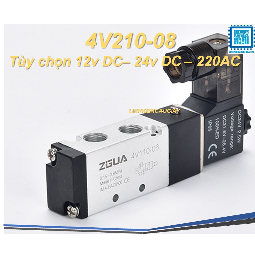 Van Điện Từ Khí Nén 4V210-08 hàng tốt
