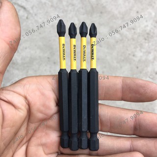 Mũi vít bake dewalt ph2 dài 90mm màu đen tem vàng