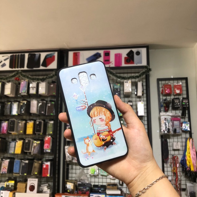 Ốp lưng samsung j7 duo in hình 3D CHIBI ĐÁNH ĐÀN