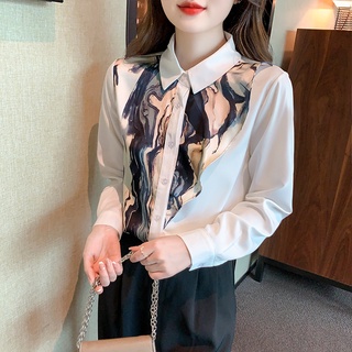 Áo Sơ Mi Nữ Dài Tay Cổ Bẻ Thời Trang Công Sở