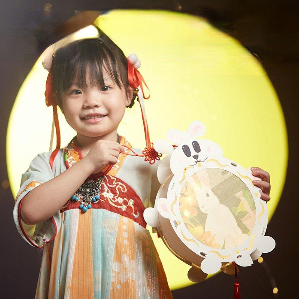 Lồng Đèn Treo Trang Trí Hình Thỏ Phong Cách Trung Hoa Truyền Thống