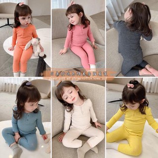 Bộ len tăm viền bèo bé gái