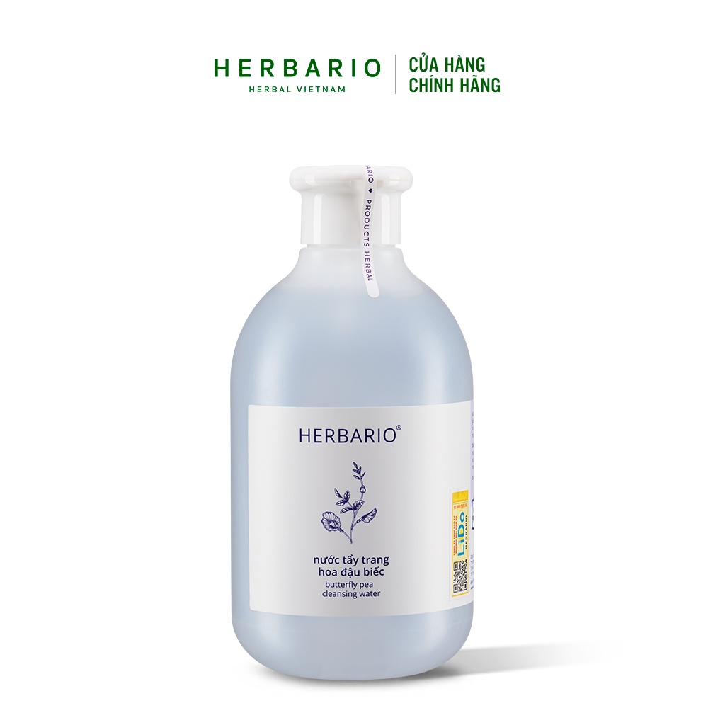 Nước tẩy trang Hoa Đậu Biếc Herbario 300ml