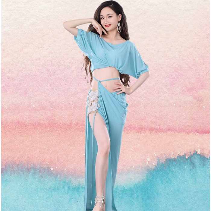 Bộ Trang Phục Biểu Diễn Múa Bụng Chuyên Nghiệp Thiết Kế Mới Xinh Xắn Thời Trang