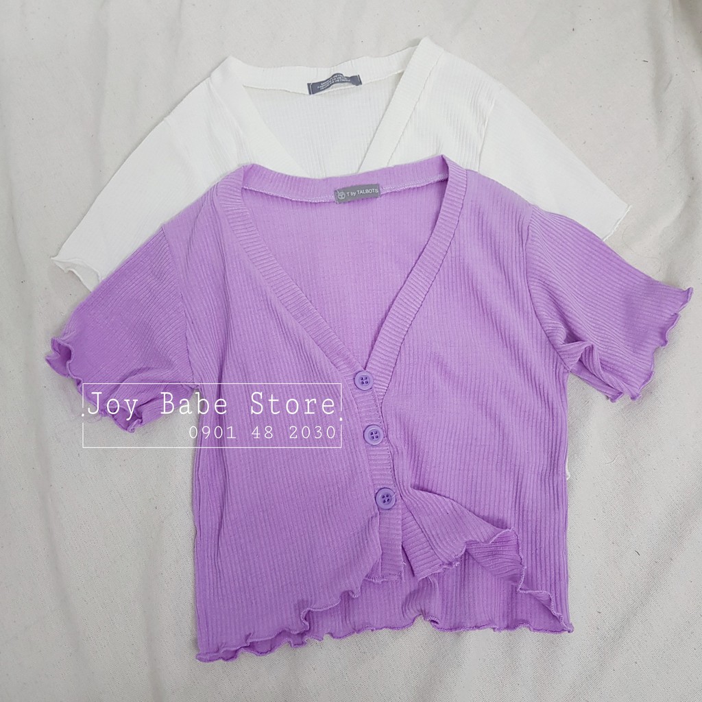 [HÌNH THẬT ÁO THUN CROPTOP ÔM BODY GÀI NÚT 57
