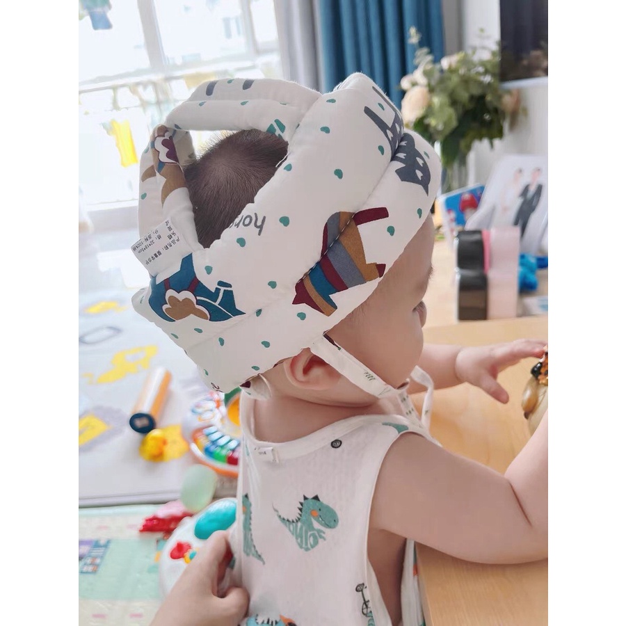 Mũ bảo hiểm cho bé tập đi và tập ngồi cho bé từ 5-36 tháng tuổi