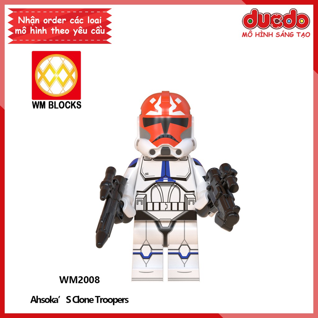 Minifigures các nhân vật trong Star Wars tuyệt đẹp - Đồ chơi Lắp ghép Xếp hình Mini Mô hình WM6095