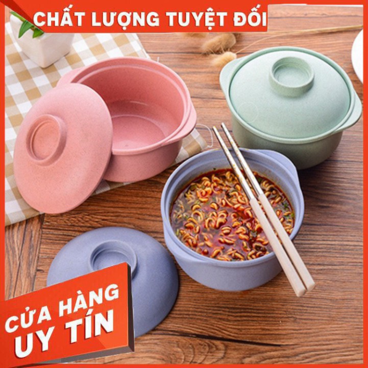 Bát Ăn Cơm, Úp Mì Có Nắp Lúa Mạch