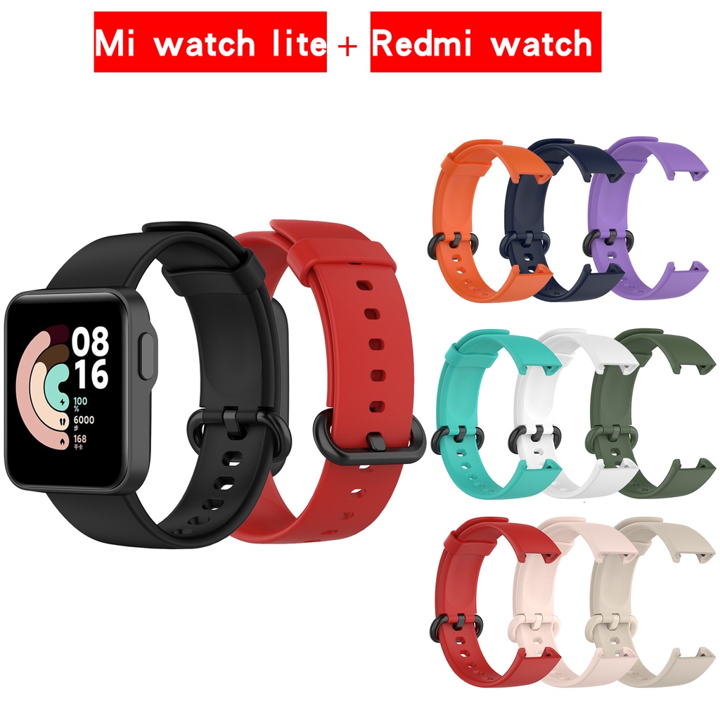 Dây đeo silicon thay thế cho đồng hồ thông minh Xiaomi Mi Watch Lite Redmi