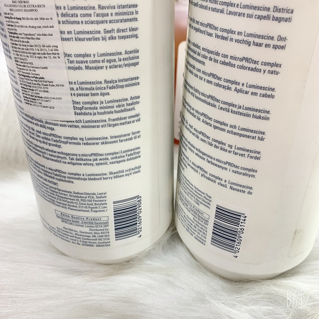 Dầu Gội Xả Goldwell Color Extra Rich Dưỡng Màu Tóc Nhuộm 1000ml