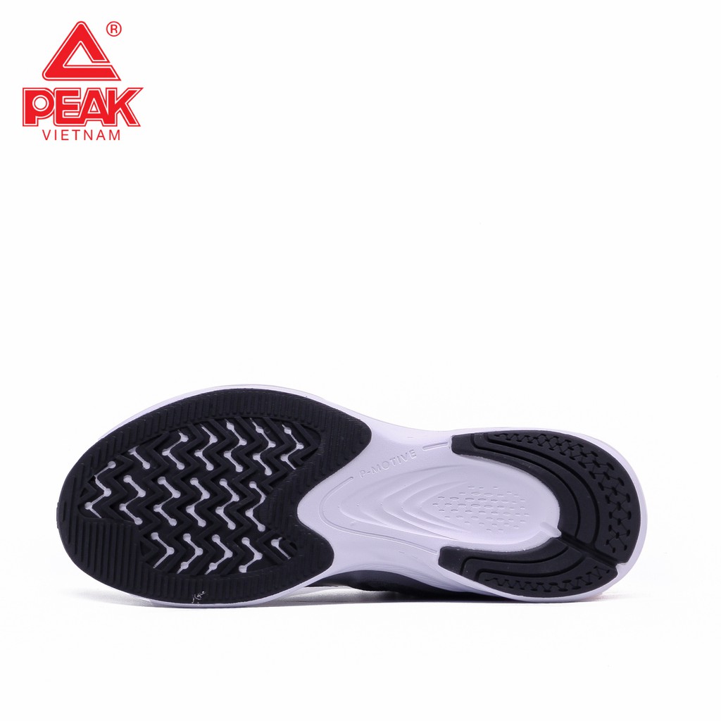 Giày Chạy Bộ Nam Peak E11307H Ghi Đỏ