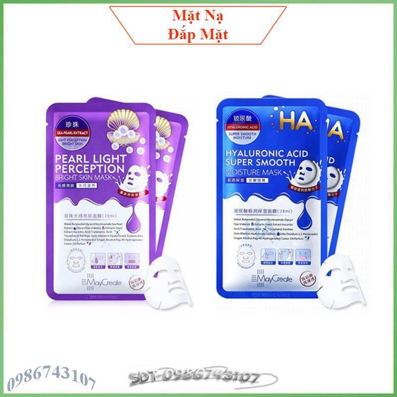 Mặt nạ HA Xanh Tím Maycreate APL4 | Thế Giới Skin Care