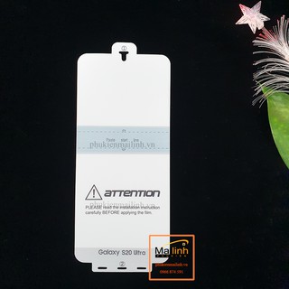Miếng dán Note 10 Plus, S20 Ultra, S20 Plus, Note 20 Ultra, Note 10 chính hãng Vmax