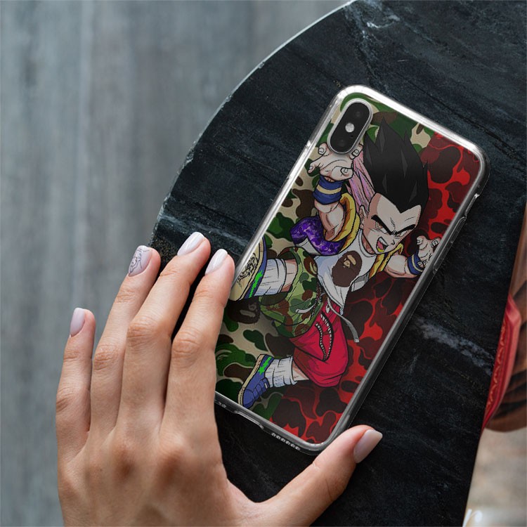 Ốp silicon Bape Dragon Ball Mới cho iphone 6/7/8/Plus/X/Xs/XsMax/Xr/11/Pro/12Mini/12 PROMAX BAPPOD00109