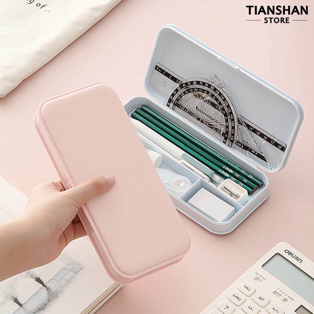 Hộp Đựng Bút Bằng Pp Cỡ Lớn Đa Năng Chất Lượng Cao Cho Học Sinh