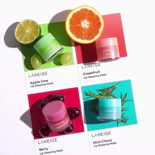 Set mặt nạ môi Laneige 4 mùi