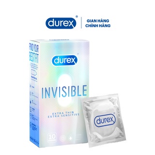 Bộ 2 bao cao su siêu mỏng Durex Invisible và Durex Performa  (SALE SỐC KỊCH SÀN)Tặng kèm 1 hôp BCS Chính Hãng