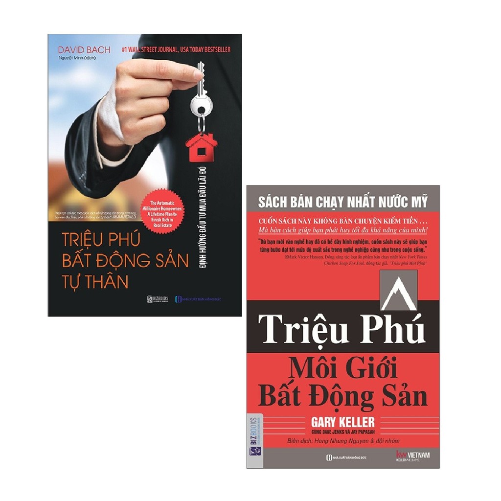 Sách MCBooks - Combo Triệu Phú Bất Động Sản Tự Thân- Định Hướng Đầu Tư Mua Đâu Lãi Đó + Triệu Phú Môi Giới Bất Động Sản