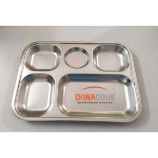 Khay cơm 5 ngăn inox giá rẻ