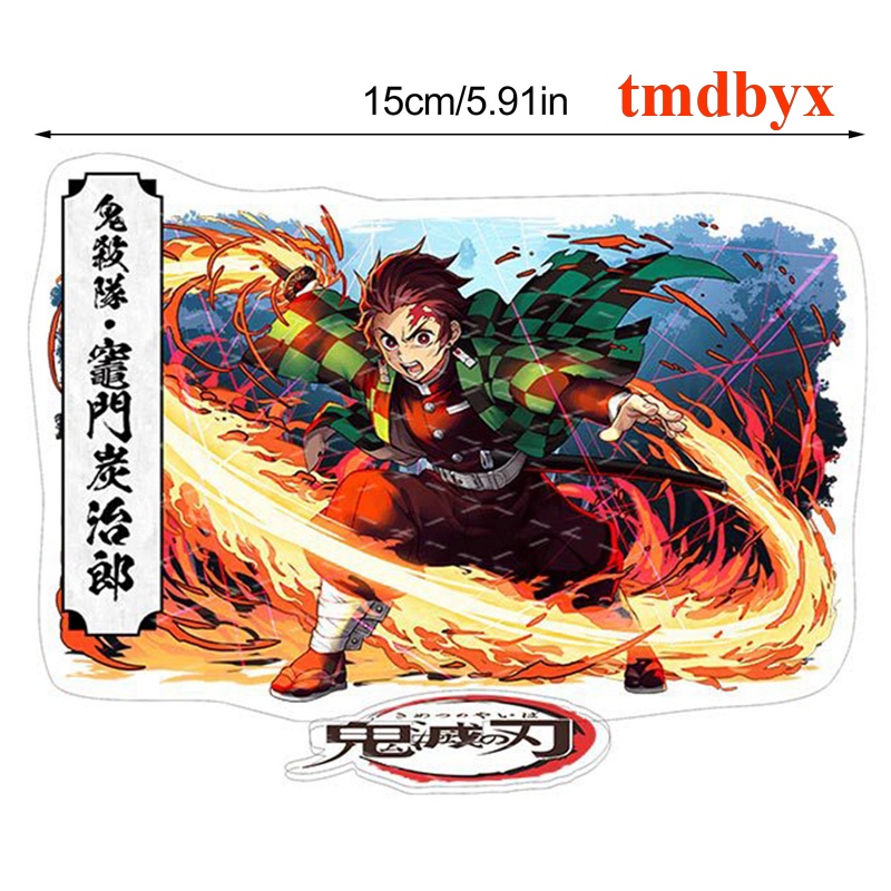 Tmdbyx Móc Khóa Hai Mặt Bằng Acrylic Hình Demon Slayer Nezuko Dễ Thương Dùng Làm Quà Tặng