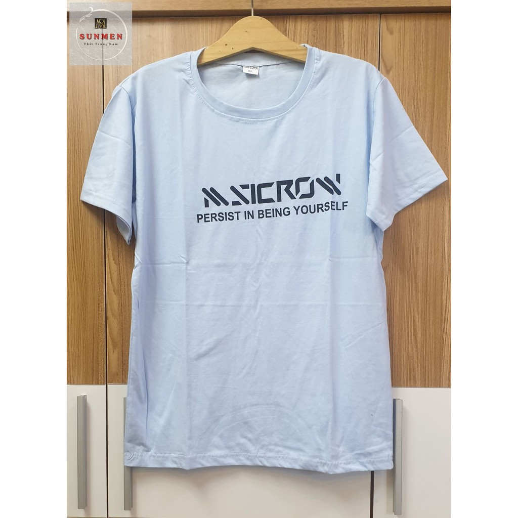 [HCM] Áo Thun Nam Cotton Cổ Tròn Vải Mềm Mịn Thoáng Mát Size Từ 45 - 85kg,phù hợp mặc nhà,mặc đi chơi