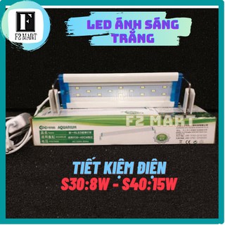 Đèn led ánh sáng trắng bể cá cảnh 30cm, 40cm