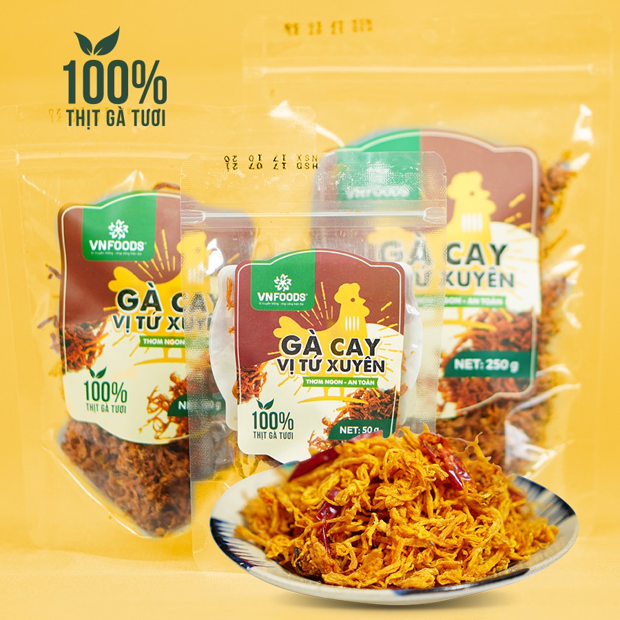 [Ảnh thật] Gà cay vị Tứ Xuyên VN-FOODS