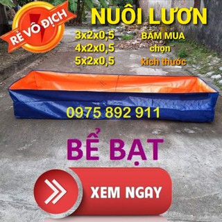 BỂ BẠT NUÔI LƯƠN ( CHUYÊN NGHIỆP )