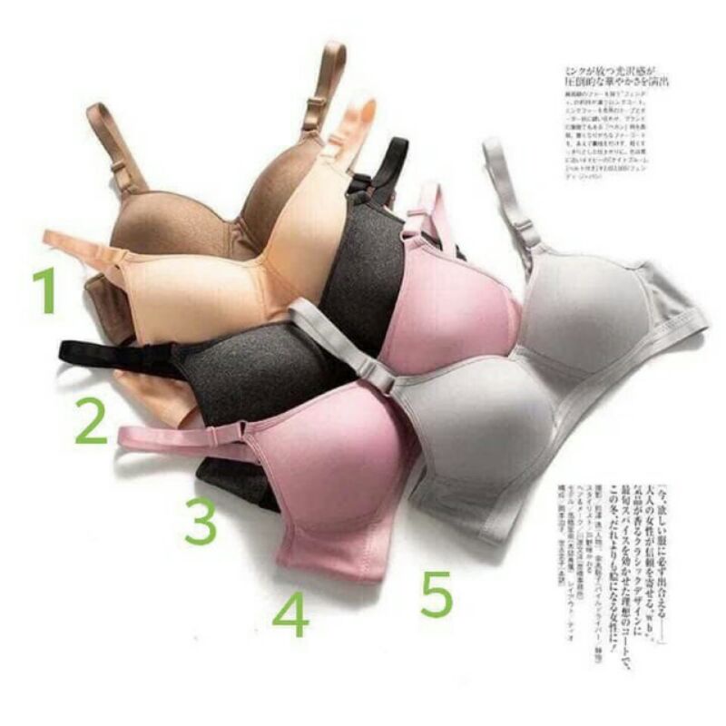Áo ngực Bra nữ xuất Nhật không gọng cài sau