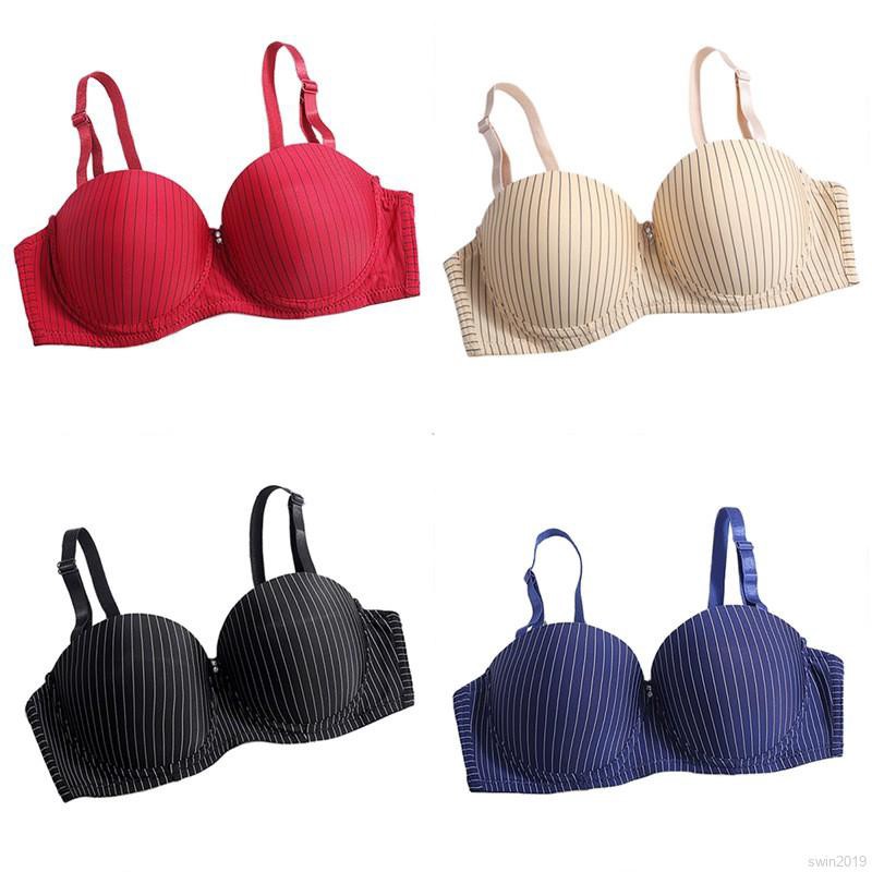 Women Gathered Steel Ring Push Seamless Underwear Bra | BigBuy360 - bigbuy360.vn