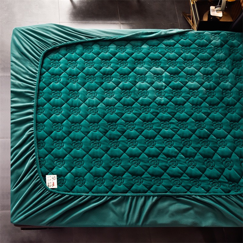 Bộ ga gối nỉ nhung trần bông mềm mịn sang trọng nhập khẩu cao cấp, thảm bọc đệm nỉ sữa đầy đủ kích thước 1m6 1m8 2m2