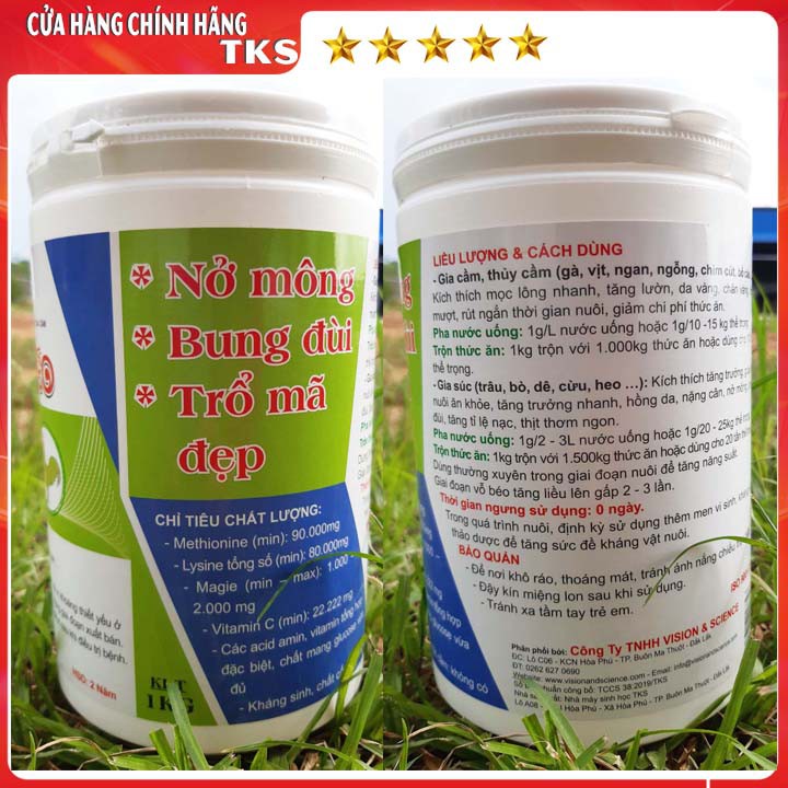 AMIC SIÊU VỖ BÉO: Nở Mông, Bung Đùi, Trổ Mã Đẹp, Bật Cựa - Lon 1kg