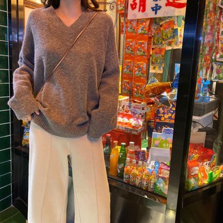 [ORDER] Áo len cổ tim oversize