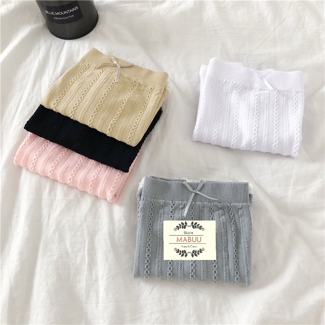 Quần mặc trong váy gân tăm loại 1 | BigBuy360 - bigbuy360.vn