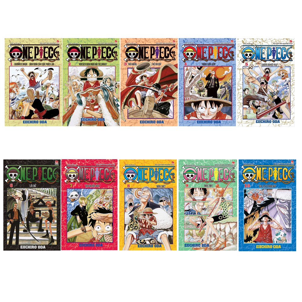 Combo sách - Truyện tranh ONE PIECE Vua hải tặc (Lẻ tùy chọn 10 cuốn) - Tác giả:  Eiichiro Oda