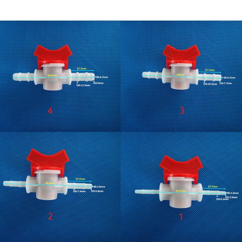 Ống Nhựa Bể Cá Hai Đầu 4 / 6 / 8 / 10 / 12 / 16 / 20 / 25mm