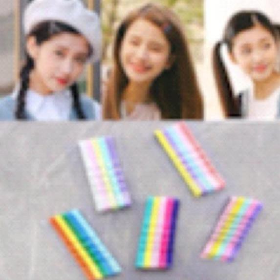 Sét 50-60 kẹp tăm / kẹp kim loại mix màu Hàn Quốc