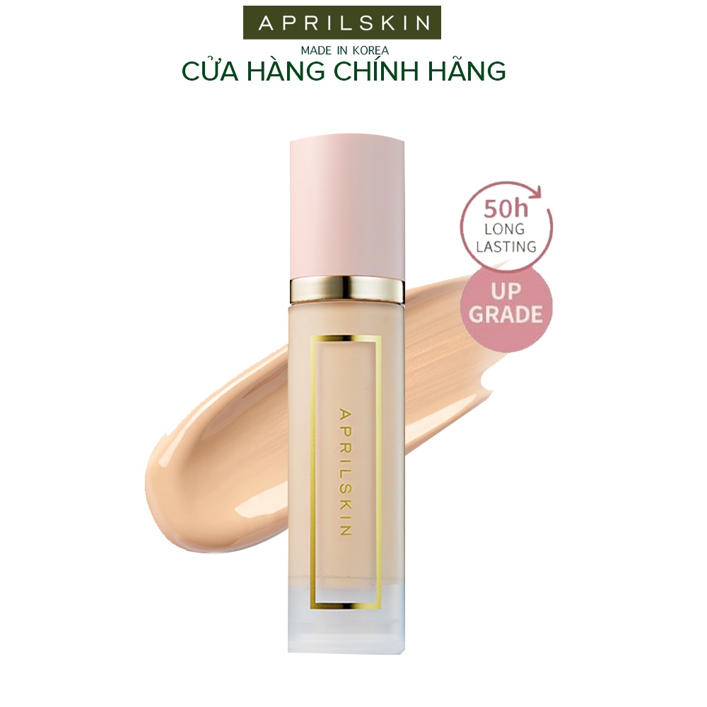 [Date 09/2022]Kem Nền Che Phủ Hoàn Hảo, Lâu Trôi AprilSkin Perfect Cover Fit Foundation 32ml