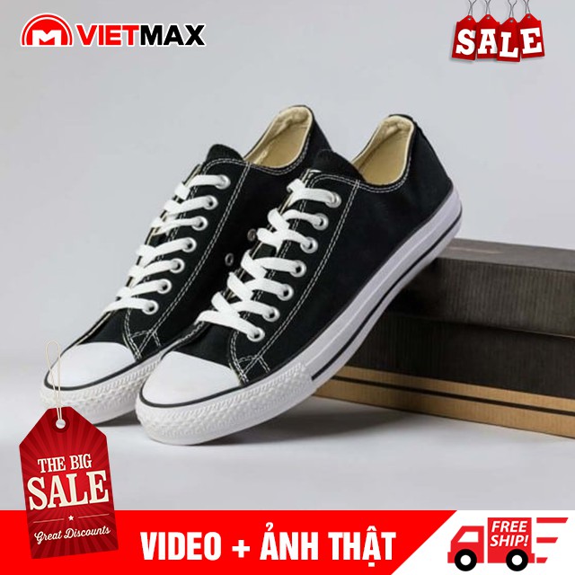 SALE Giày Thể Thao Classic Đen Trắng Thấp Cổ Nam Nữ | BigBuy360 - bigbuy360.vn