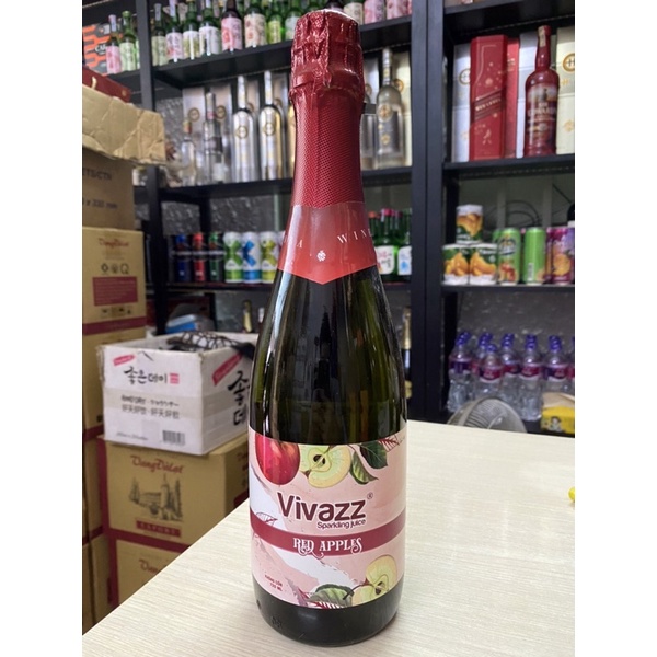 Nước Trái cây Đà Lạt VIVAZZ 750ml-Vị Táo