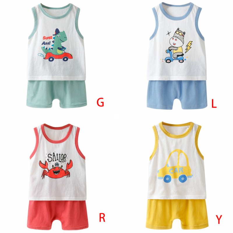 Set Áo Thun Tay Ngắn &amp; Quần Short Cho Bé