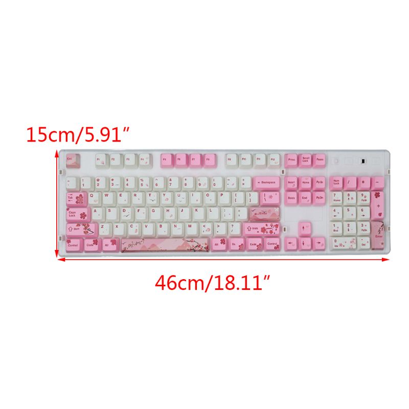 1 bộ 104 nút bàn phím cơ thay thế nhiều màu sắc PBT OEM | BigBuy360 - bigbuy360.vn