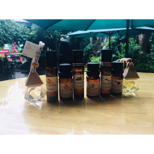 COMBO TINH DẦU THIÊN NHIÊN 8 LỌ HILLTOWN