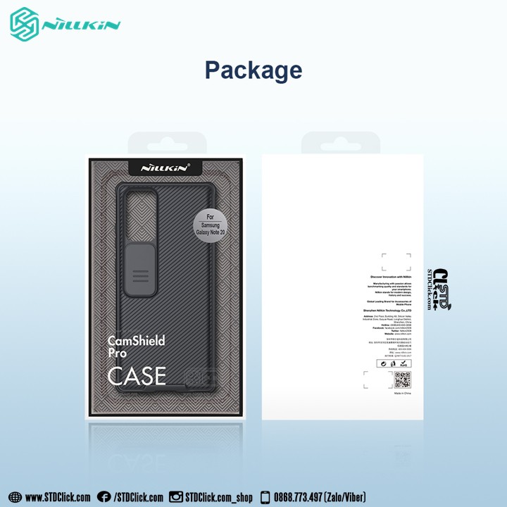 ỐP LƯNG SAMSUNG GALAXY NOTE 20 NILLKIN CAMSHIELD PRO BẢO VỆ CAMERA CHÍNH HÃNG