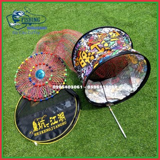 Rọng cá câu đài , giỏ đựng cá siêu bền cao cấp kk-24
