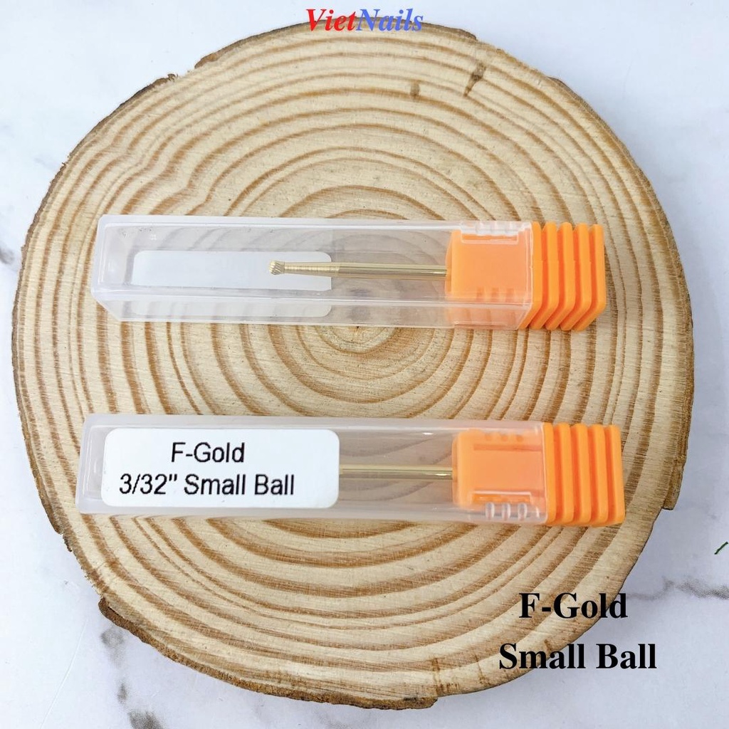 Đầu Gắn Mài Móng - Mài Mịn Mài Phá Móng Hàng Mỹ Màu Gold